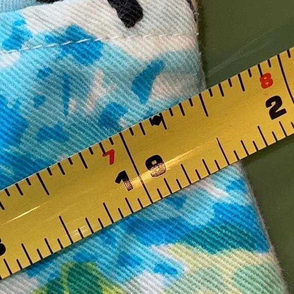 KEREN HERT Blue & Green Sailboat sequins Shirt Sz. S - Picture 11 of 17